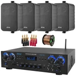 Pyle PDA77BU Usb/aux MP3 Player Home Receiver, 4X 4" 30W Speakers, Banana Plugs. Fixed Price $270.99.