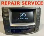 Repair Your 2006-09 Lexus IS250 IS350 Navigation Display Unit 86111-53. Fixed Price $355.00.