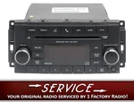 Remanufacture Service For 2013-20 Dodge Caravan Radio Am Fm Cd P05091258AC. Fixed Price $185.00.