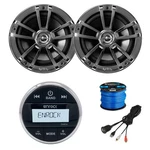 Enrock Marine Wireless Receiver, 2X 6.5" 225W Speakers, Usb Adapter,. Fixed Price $192.99.