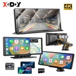 Xgody 4K+1080P Touch Dash Cam Stereo Wireless Apple Carplay & Android Auto. Fixed Price $94.99.