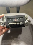Aeronutronic Ford Car Radio 6A-D7AF-18806 Push Button W/knobs Untested. Fixed Price $35.00.