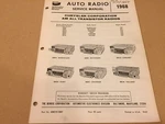 1968 Dodge Plymouth Body Am Radio (bendix) Service & Repair Manual 12 Pages. Fixed Price $75.00.