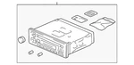 Genuine Honda Radio Control Unit 39100-S2A-A90. Fixed Price $1687.26.