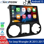 10.1"ANDROID Carplay Stereo Gps Navi Radio For Jeep Wrangler Jk 2015-2017. Fixed Price $139.99.