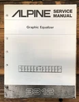 Alpine Model 3312 Equalizer Service Manual *original*. Fixed Price $19.97.