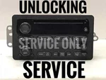 Unlocking Service For Delphi Delco Radio Tape Cd Player 15184933 ,15104156. Fixed Price $50.00.