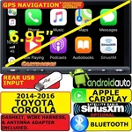 2014-16 Toyota Corolla Carplay Android Auto Bluetooth Opt. Xm Radio Stereo. Fixed Price $499.99.