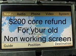 2008 2009 2010 2011 2012 Mercedes Benz GLK350 Lcd Screen Display A2048205797. Fixed Price $700.00.