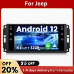 7" Carplay Android 12 For Jeep Grand Cherokee Chrysler Radio Gps Navi 1+32GB. Fixed Price $104.49.