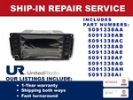 Repair Service: 2012-2014 Jeep Ram Oem Multmedia Navigation Radios P05091338AF. Fixed Price $450.00.