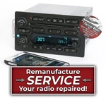 Reman & Bluetooth Mod Service For 03-05 Chevy Gmc Truck Van Amfm 6 Disc Cd Radio. Fixed Price $267.75.
