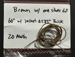 60 Toyota Lexus Scion Japanese Wire Oem 20 Awg Brown With 1 Silver Dot (5FT). Fixed Price $6.99.