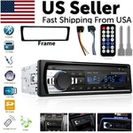 Bluetooth Car Stereo Audio In-dash Fm Aux Input Receiver Sd Usb MP3 Radio Player. Fixed Price $10.99.