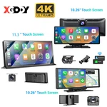 Xgody 4K 10.26"/11.3" Wireless Apple Carplay & Android Auto Dash Cam Stereo. Fixed Price $97.50.