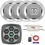 Metra 3-ZONE Marine Bluetooth Controller, 4X 6.5" 400W Speakers, Amplifier, Kit. Fixed Price $227.99.