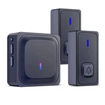 Bn-link Wireless Doorbell With 2 Buttons, Mini 1 Receivers Button, Black. Fixed Price $26.05.